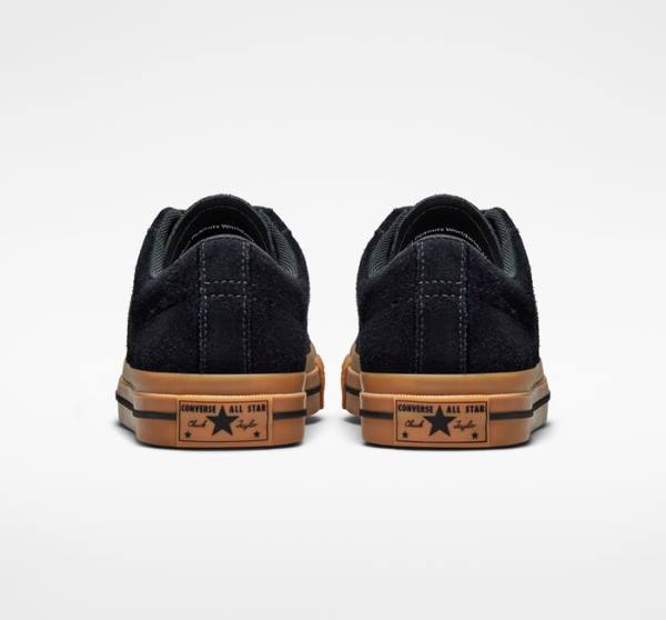 Converse Peanuts One Star Low Tops Shoes Black / Orange | CV-951CWT