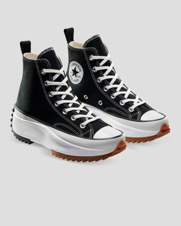 Converse Run Star Hike Lugged High Tops Shoes Black | CV-286JOL