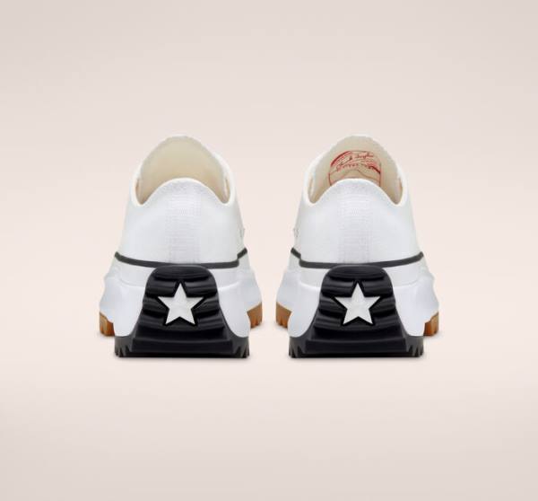 Converse Run Star Hike Platform Low Tops Shoes White / Black | CV-498GBJ