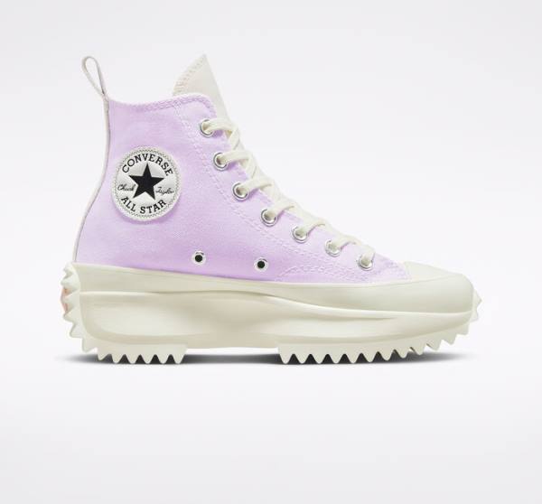 Converse Run Star Hike Platform Tri-Panel Color Block High Tops Shoes Pink | CV-812ICN