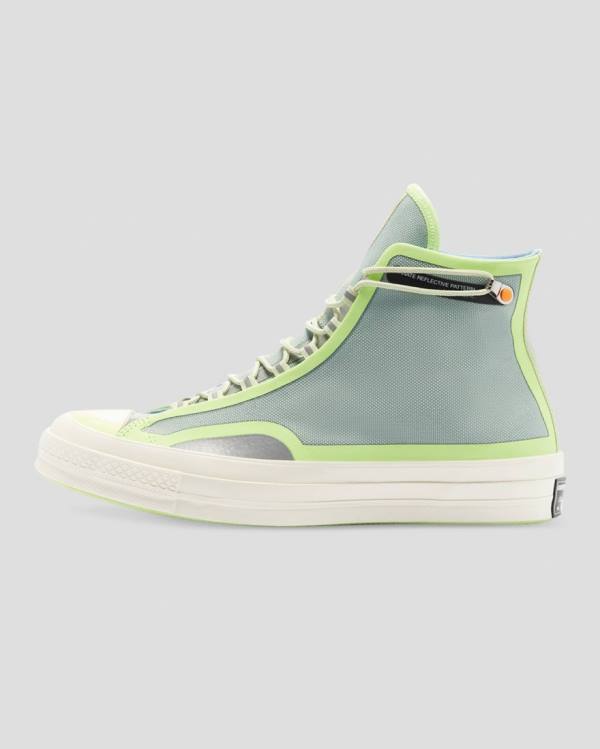 Converse Seam Tape Chuck 70 High Tops Shoes Green | CV-123YZB