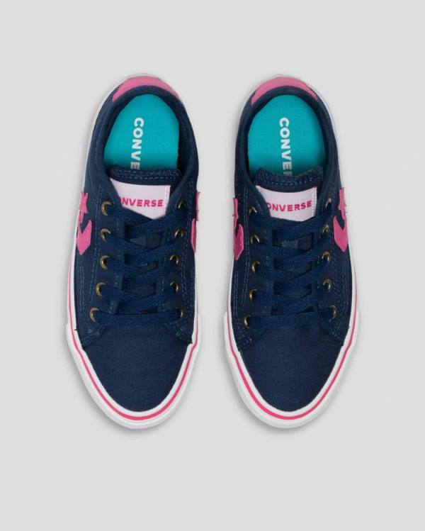 Converse Star Replay Low Tops Shoes Blue Pink | CV-643XPS