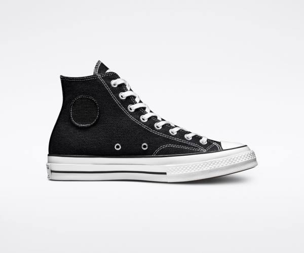 Converse Stussy Chuck 70 High Tops Shoes Black / White | CV-402CBH